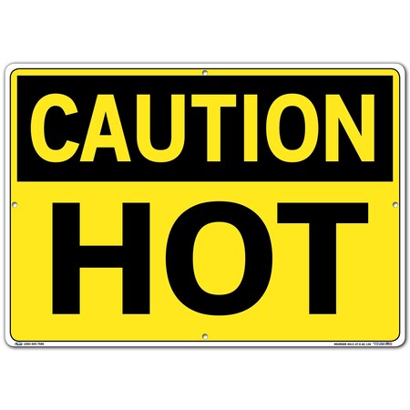 Vestil Aluminum Composite Sign, 14-1/2" H, 20-1/2" W, Aluminum Composite, Rectangle, SI-C-37-E-AC-130 SI-C-37-E-AC-130